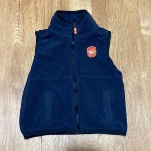 Carter’s 24 month Boy Navy Blue Fleece zip up Vest